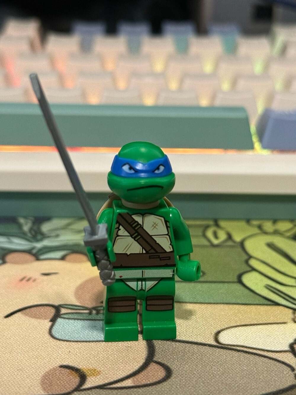 LEGO Teenage Mutant Ninja Turtles Leonardo Minifigure Gritted Teeth